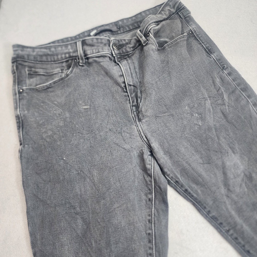 Levi's Mid Rise Skinny Jeans Gray Faded Denim 58575-0115 Womens 14M W32 L32